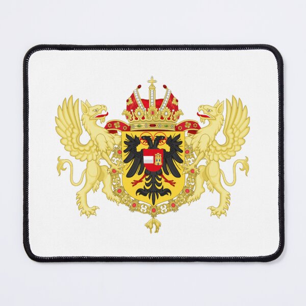 Item preview, Ornamented Coat of Arms of Matthias, Holy Roman Emperor designed and sold by HeraldryCabinet.