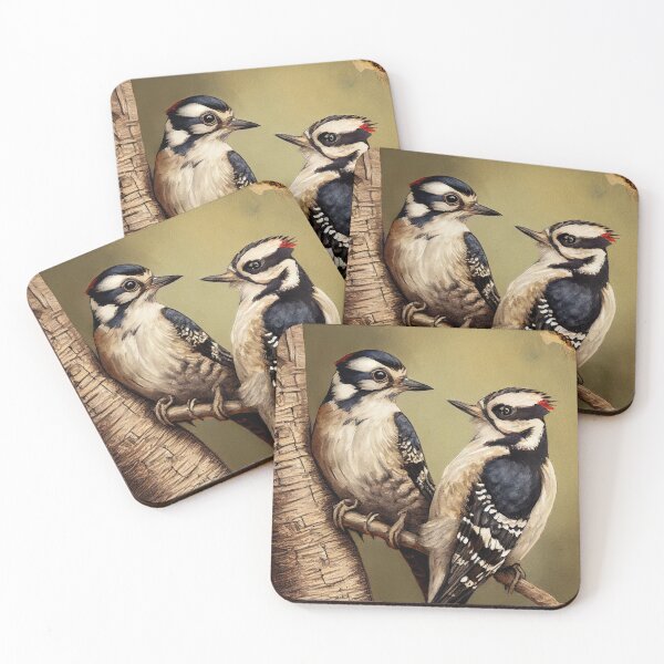 Item preview, Downy Woodpecker watercolor designed and sold by Patrick Edwards.