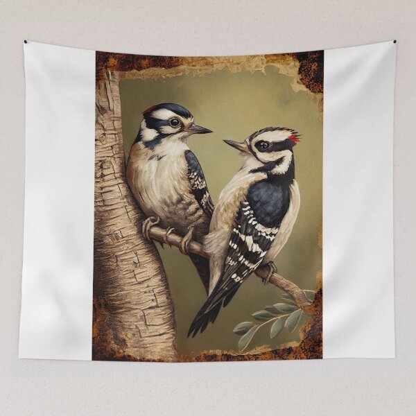 Item preview, Downy Woodpecker watercolor designed and sold by Patrick Edwards.