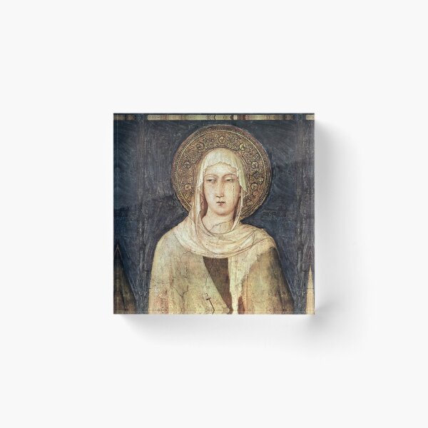 Item preview, Saint Clare of Assisi - Simone Martini 1317 designed and sold by VandArts.