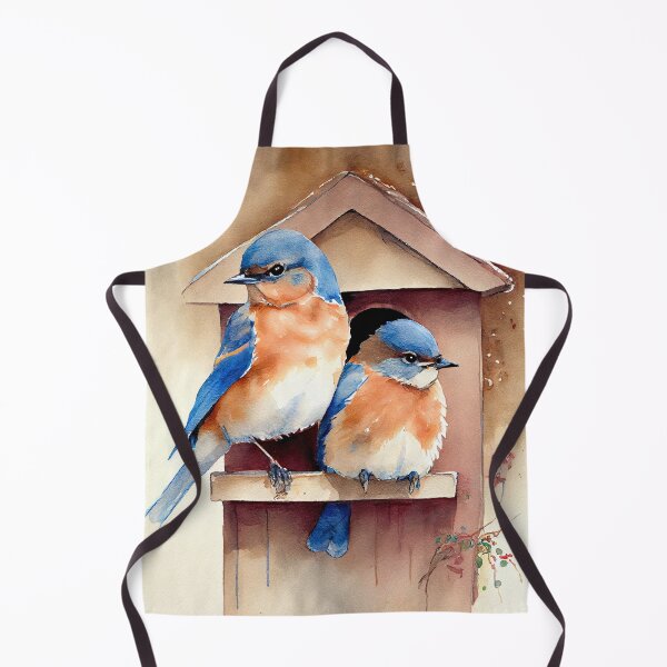 Item preview, Eastern Bluebird watercolor print designed and sold by Patrick Edwards.