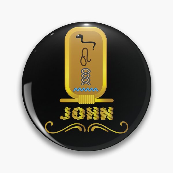 Artikelvorschau, JOHN – amerikanische Namen in Hieroglyphenbuchstaben – JOHN, Name in einem pharaonischen Khartouch – hieroglyphische pharaonische Namen entworfen und verkauft von Quotesgallery.