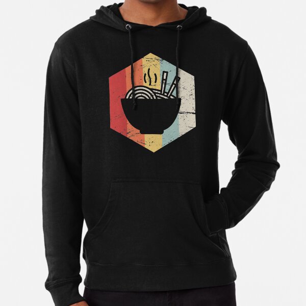 Retro 70s Ramen Icon Lightweight Hoodie