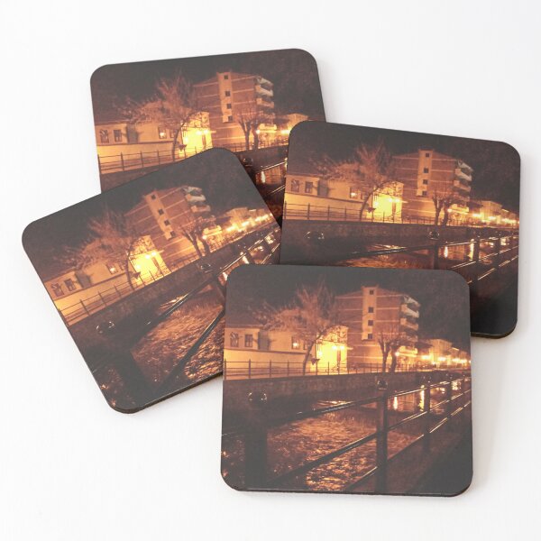 Item preview, River in a city. Landscape photography.  designed and sold by Phoebe-skg.