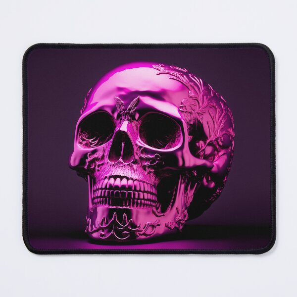Item preview, Pink metallic skull designed and sold by Simone Davino.