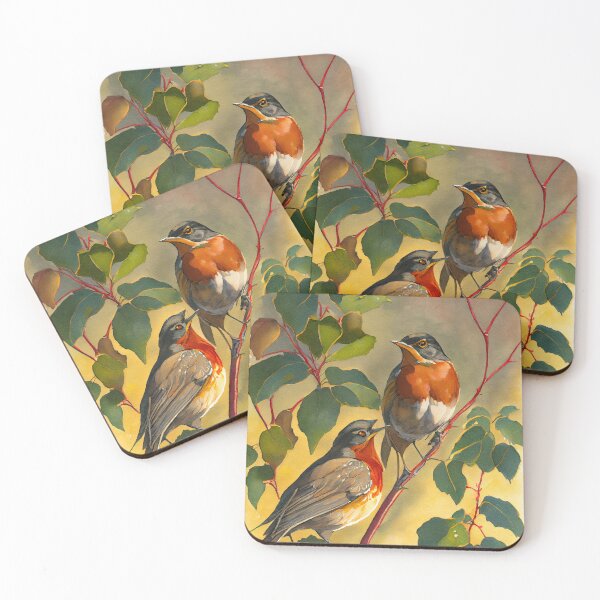 Item preview, Robin watercolor print designed and sold by Patrick Edwards.