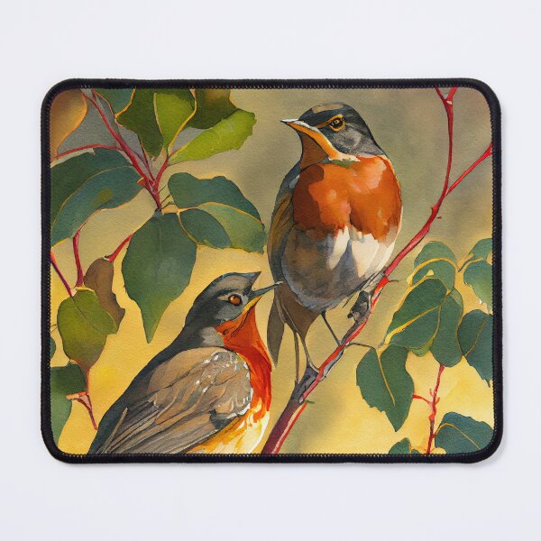 Item preview, Robin watercolor print designed and sold by Patrick Edwards.