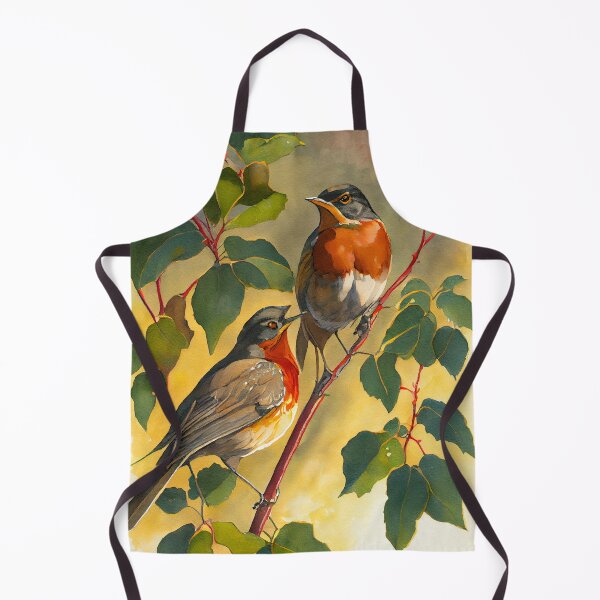 Aperçu de l'œuvre Impression aquarelle Robin créée et vendue par Patrick Edwards.