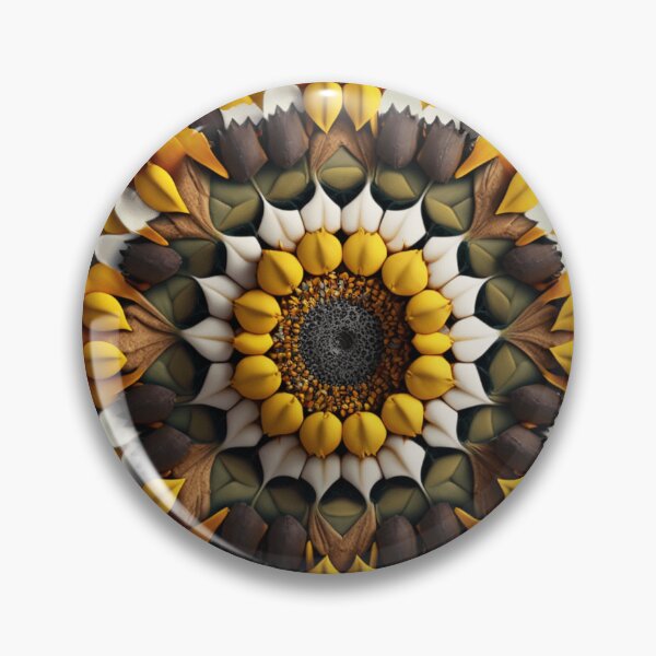 Item preview, knolling kaleidoscope sunflower designed and sold by sammgdesign.