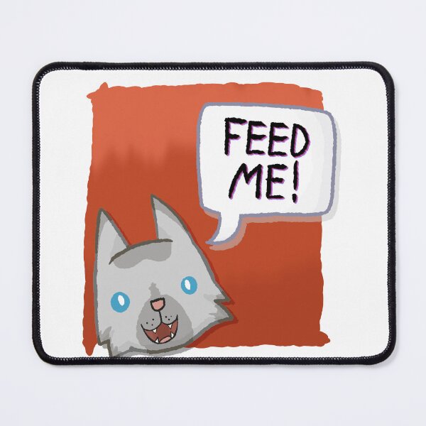 Item preview, Feed Me! [Lynx Point Cat With A Red Background] designed and sold by Quirkball.