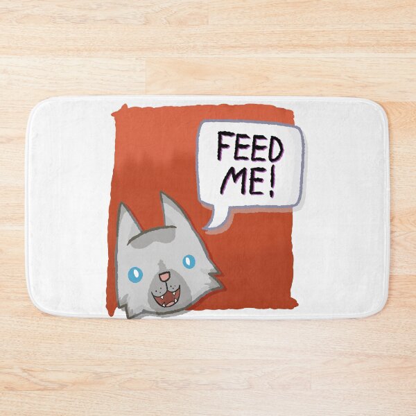 Item preview, Feed Me! [Lynx Point Cat With A Red Background] designed and sold by Quirkball.