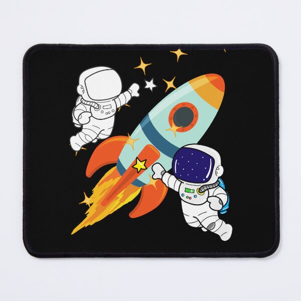 Item preview, Astronauts and a Rocketship designed and sold by Rachel July.