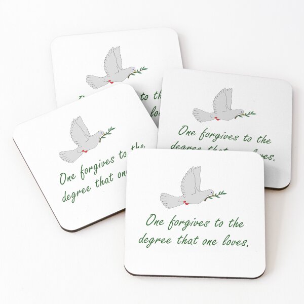 Item preview, One Forgives To The Degree - Forgiveness Quotes designed and sold by CrankyOldDude.