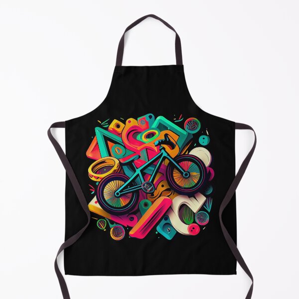 Item preview, BMX graphics with a mix of colorful and simple forms, in a tattoo and pop-art inspired by the look of cartoons (7) designed and sold by TourDePassion.