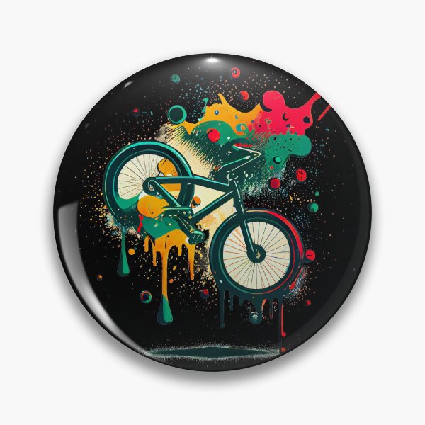 Item preview, BMX graphics with a mix of colorful and simple forms, in a tattoo and pop-art inspired by the look of cartoons (8) designed and sold by TourDePassion.