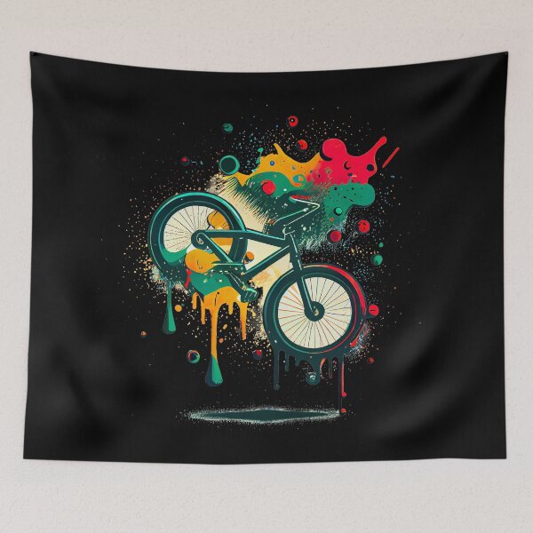 Item preview, BMX graphics with a mix of colorful and simple forms, in a tattoo and pop-art inspired by the look of cartoons (8) designed and sold by TourDePassion.