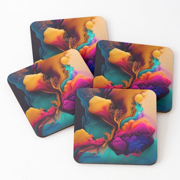 Item preview, Alcoholic ink splash designed and sold by KammyArt.