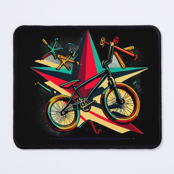 Item preview, BMX graphics with a mix of colorful and simple forms, in a tattoo and pop-art inspired by the look of cartoons (9) designed and sold by TourDePassion.