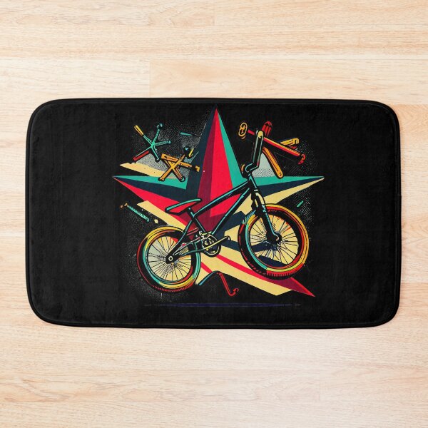 Item preview, BMX graphics with a mix of colorful and simple forms, in a tattoo and pop-art inspired by the look of cartoons (9) designed and sold by TourDePassion.