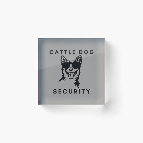 Item preview, Cattle Dog Security (Glasses) designed and sold by BuckWildDesigns.
