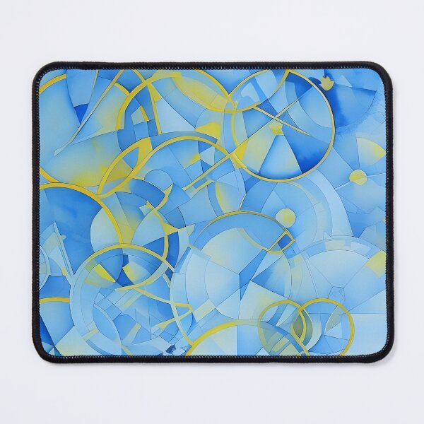 Item preview, Blue and Yellow Circles designed and sold by Shane Viper.