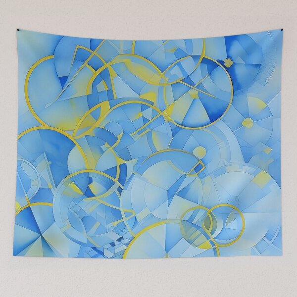 Item preview, Blue and Yellow Circles designed and sold by Shane Viper.