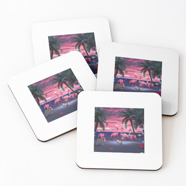 Item preview, Flamingo coffee date designed and sold by VibrantThemes.