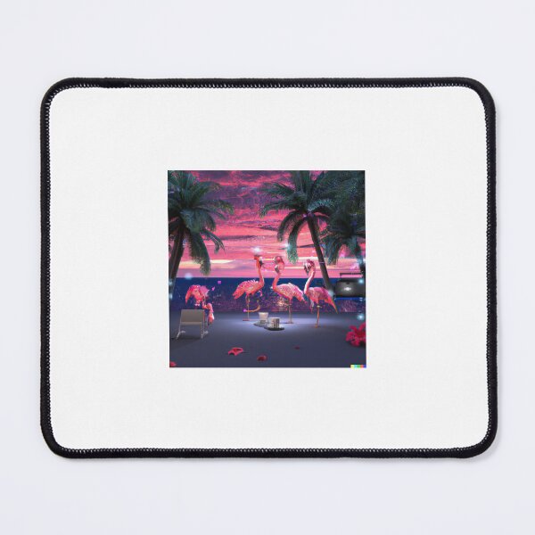 Item preview, Flamingo coffee date designed and sold by VibrantThemes.