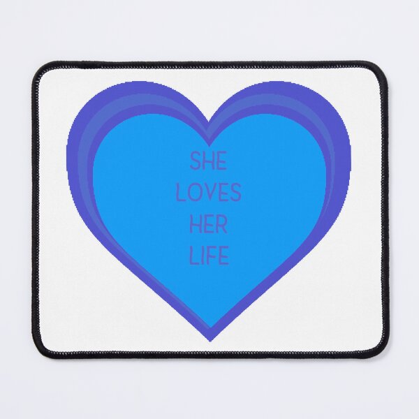 Item preview, She Loves Her Life Heart designed and sold by Jenaveej.