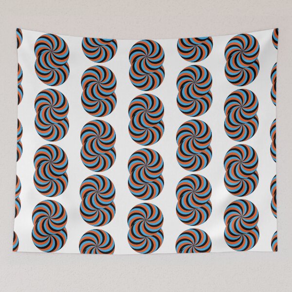 Item preview, Optical Illusion for Endless Impossible Spiral with Black ,blue and brown. designed and sold by ElmonirPress.