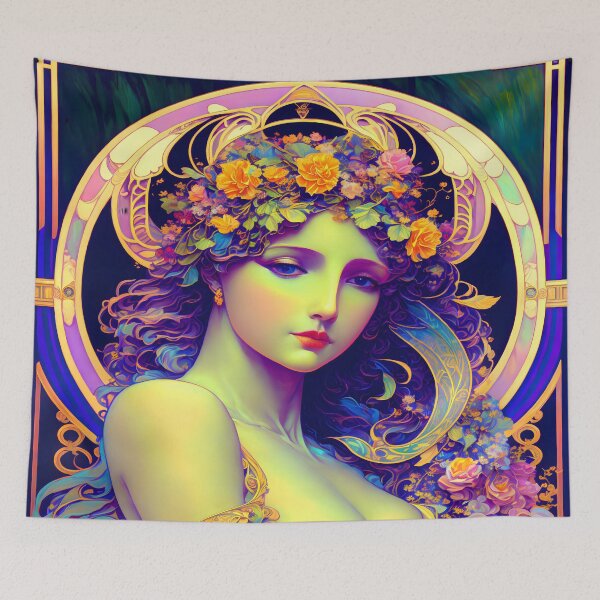 Item preview, Art Deco Florentine designed and sold by @adorcharm Modern & Classic AI Art.