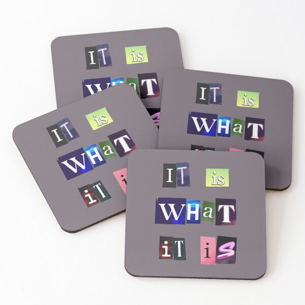 Item preview, It Is What It Is Fake Ransom Note Design designed and sold by StereoColors.