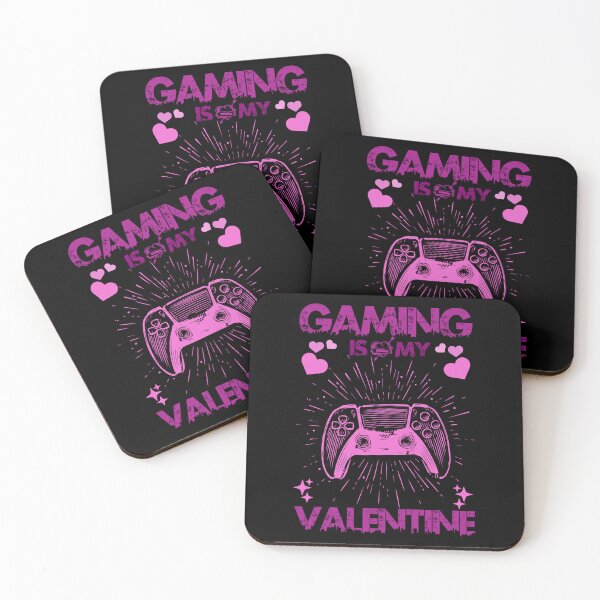 Item preview, Gaming Is My Valentine Pink designed and sold by SamuraiGaming.