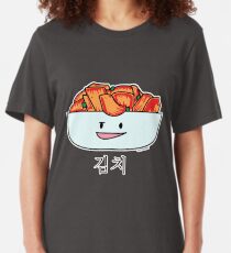 Happy Kimchi Kimchee Bowl Korean Cabbage pickled Slim Fit T-Shirt