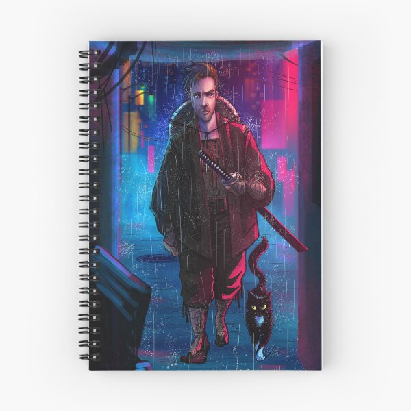 Item preview, Cyber Punk Samurai with Cat designed and sold by Jennpolk.