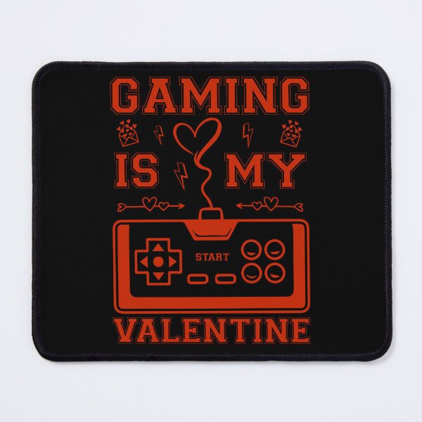 Item preview, Gaming Is My Valentine Red Keyboard designed and sold by SamuraiGaming.