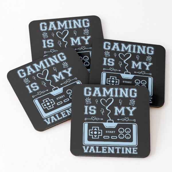 Item preview, Gaming Is My Valentine Blue Keyboard designed and sold by SamuraiGaming.