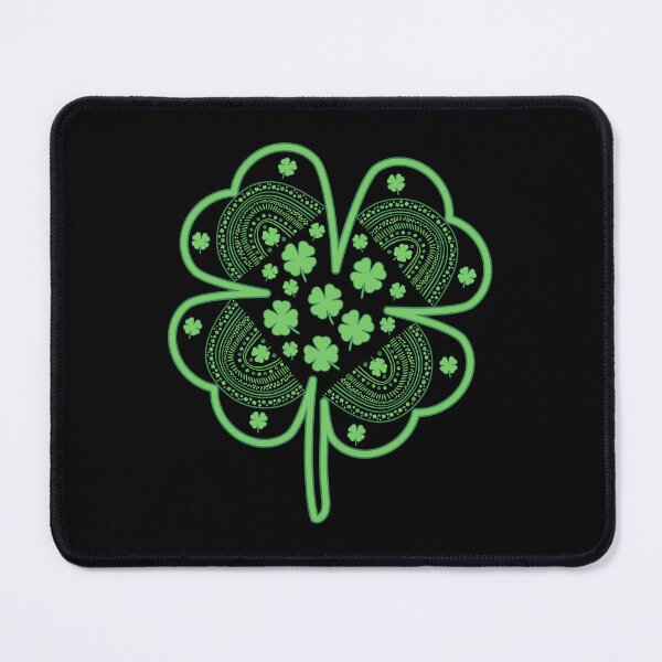 Item preview, Artful Clover, 4 Leaves, Green Rainbows designed and sold by artfulnotebook.