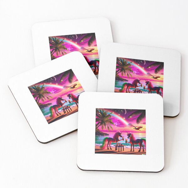 Item preview, Unicorn beach designed and sold by VibrantThemes.
