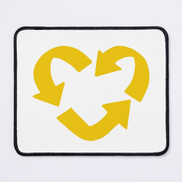Item preview, Reduce Reuse Recycle Heart designed and sold by McMams Makes.