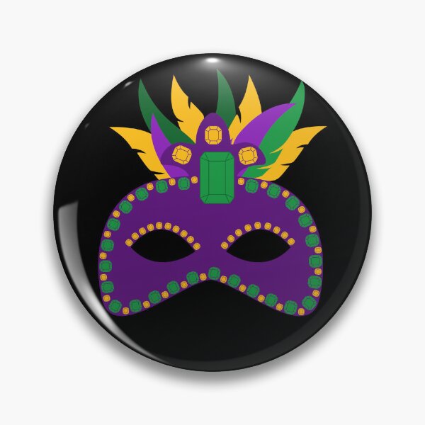 Item preview, mardi gras  designed and sold by peyton’s pins and such .
