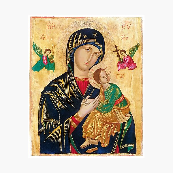Item preview, Our Mother of Perpetual Help, icon art designed and sold by monsterplanet.