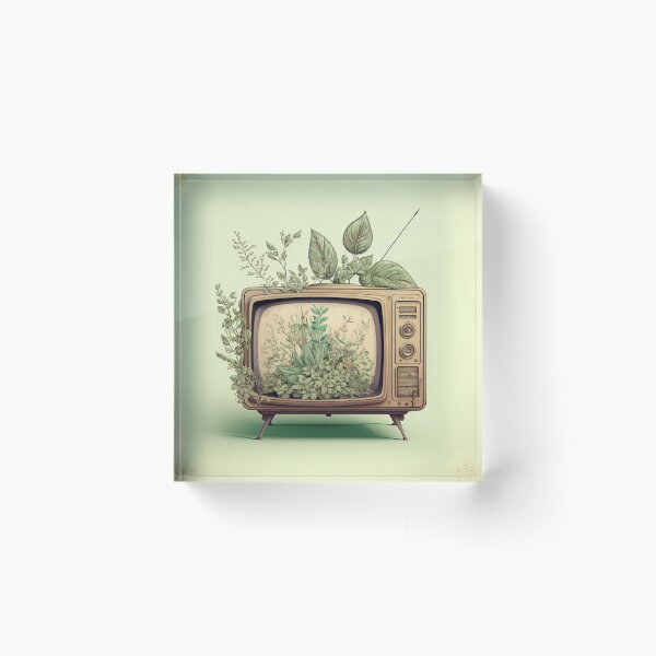 Item preview, Vintage Botanical Television designed and sold by w-A-I-ve.