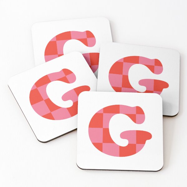 Item preview, G - Bold Letter | Pink & Red designed and sold by rracheell.