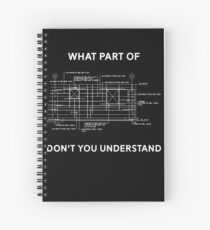 Cuaderno de espiral Funny Architectural Civil Engineering Engineer Camiseta de regalo