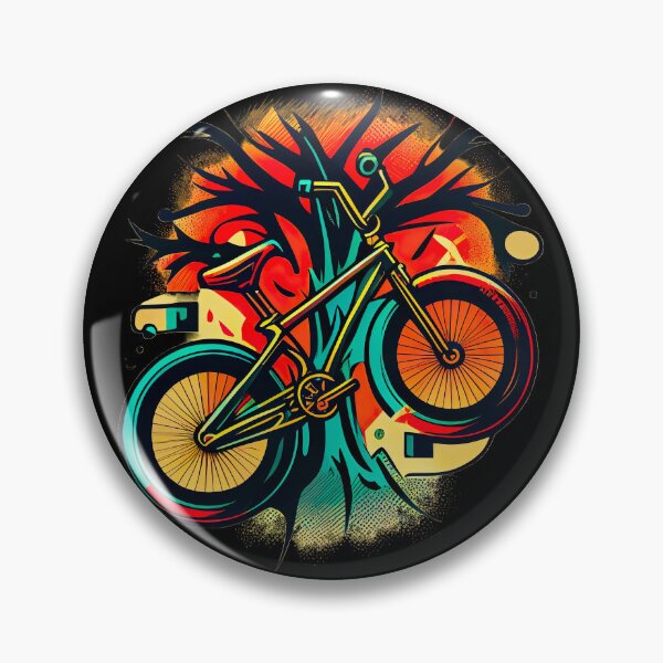 Item preview, BMX graphics with a mix of colorful and simple forms, in a tattoo and pop-art inspired by the look of cartoons (10) designed and sold by TourDePassion.