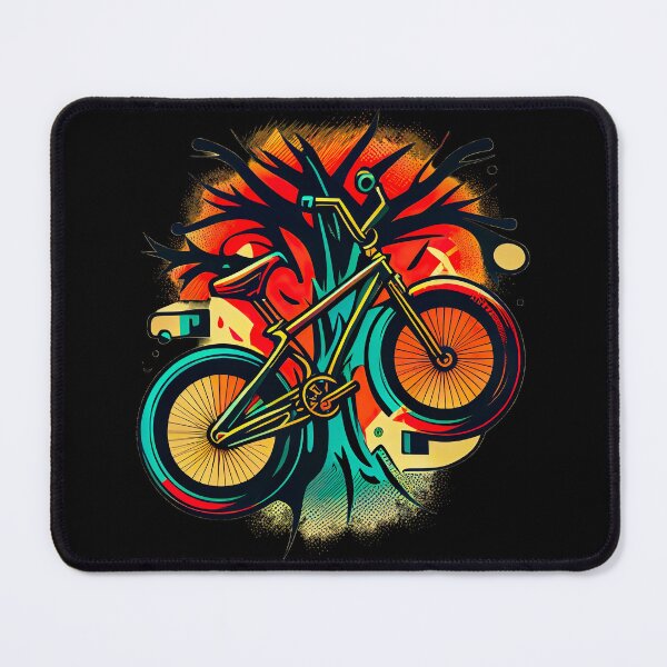 Item preview, BMX graphics with a mix of colorful and simple forms, in a tattoo and pop-art inspired by the look of cartoons (10) designed and sold by TourDePassion.