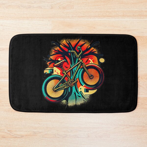 Item preview, BMX graphics with a mix of colorful and simple forms, in a tattoo and pop-art inspired by the look of cartoons (10) designed and sold by TourDePassion.
