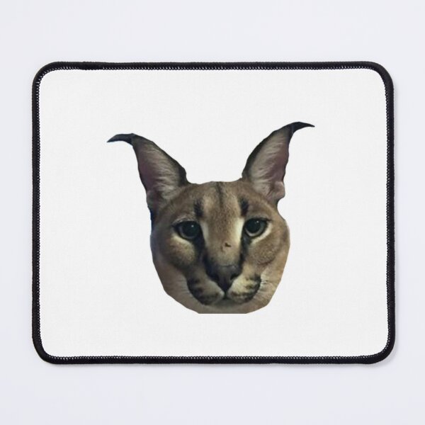 Caracal Cat Big Floppa Meme Mouse Pad Anti-Slip Rubber Mousepad