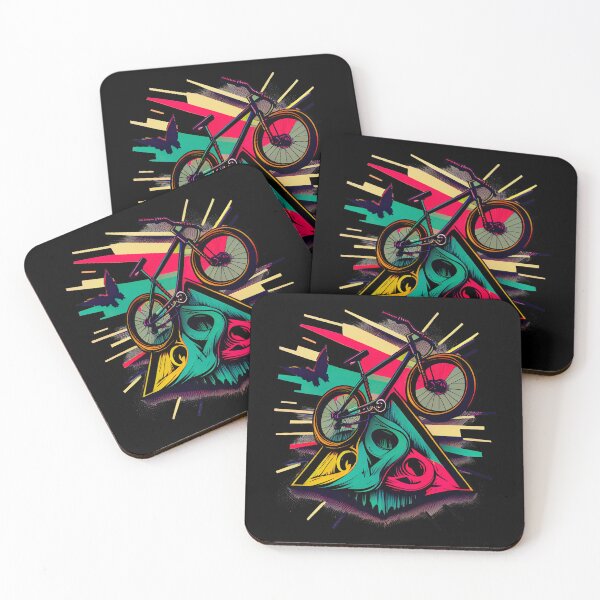 Item preview, BMX graphics with a mix of colorful and simple forms, in a tattoo and pop-art inspired by the look of cartoons (11) designed and sold by TourDePassion.